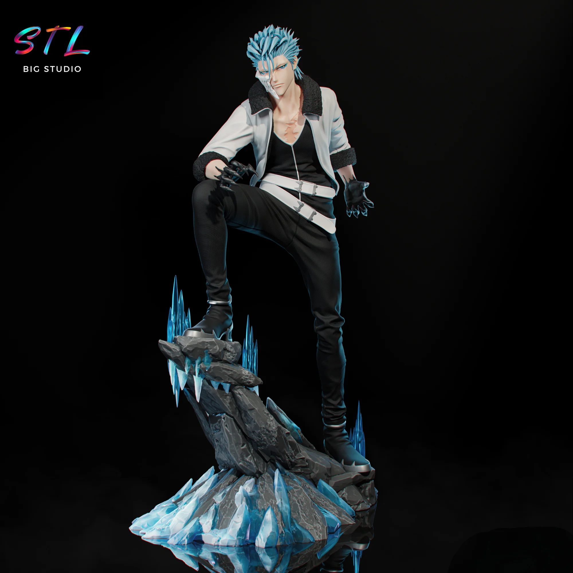 Grimmjow STL | Bleach | 3D Printing Figure Model — view 2