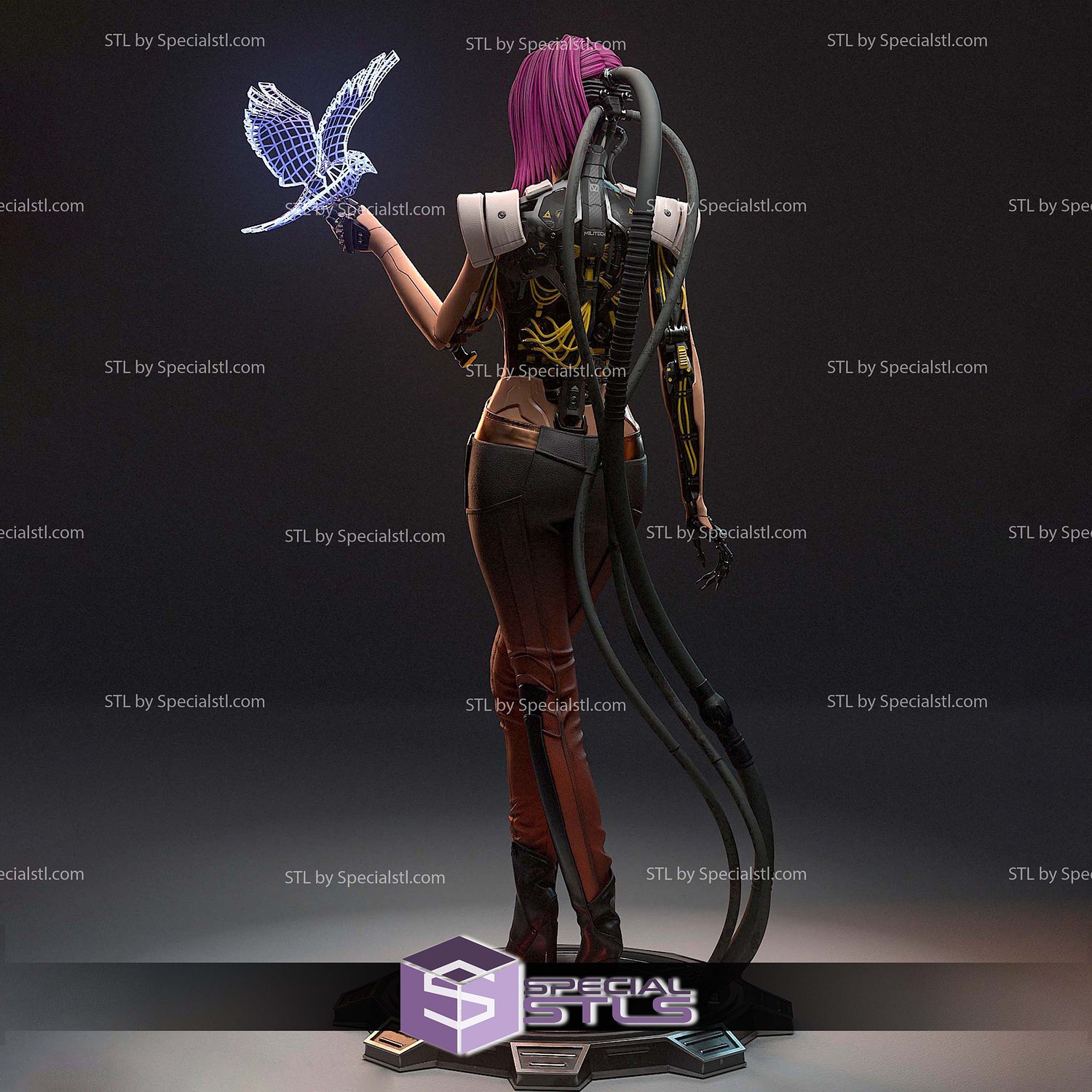 Songbird Cyberpunk 2077 STL Files 3D Model — view 3