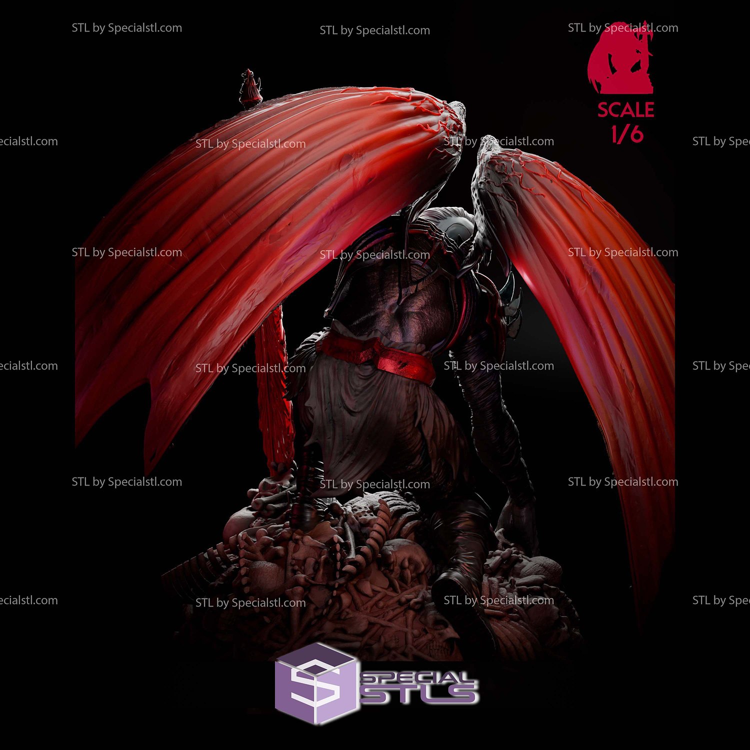King Symbiotes Knull 3D Printer Files STL Model — view 4