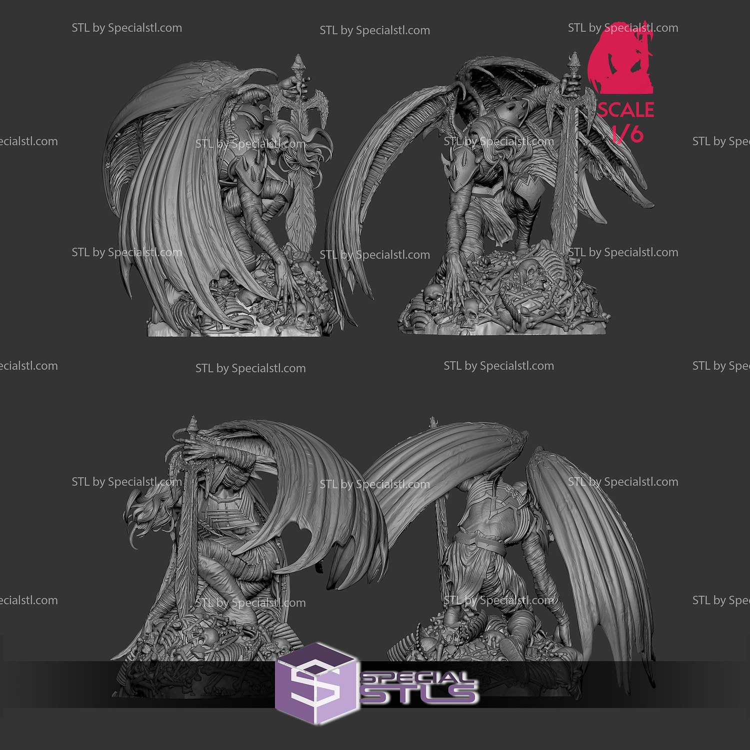 King Symbiotes Knull 3D Printer Files STL Model — view 5