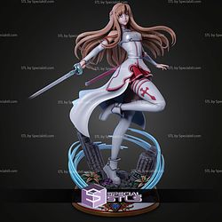 Asuna Sword Art Online 1-6 STL Files 3D Model