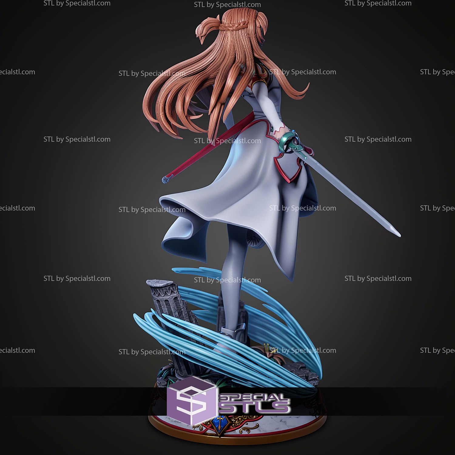 Asuna Sword Art Online 1-6 STL Files 3D Model — view 3