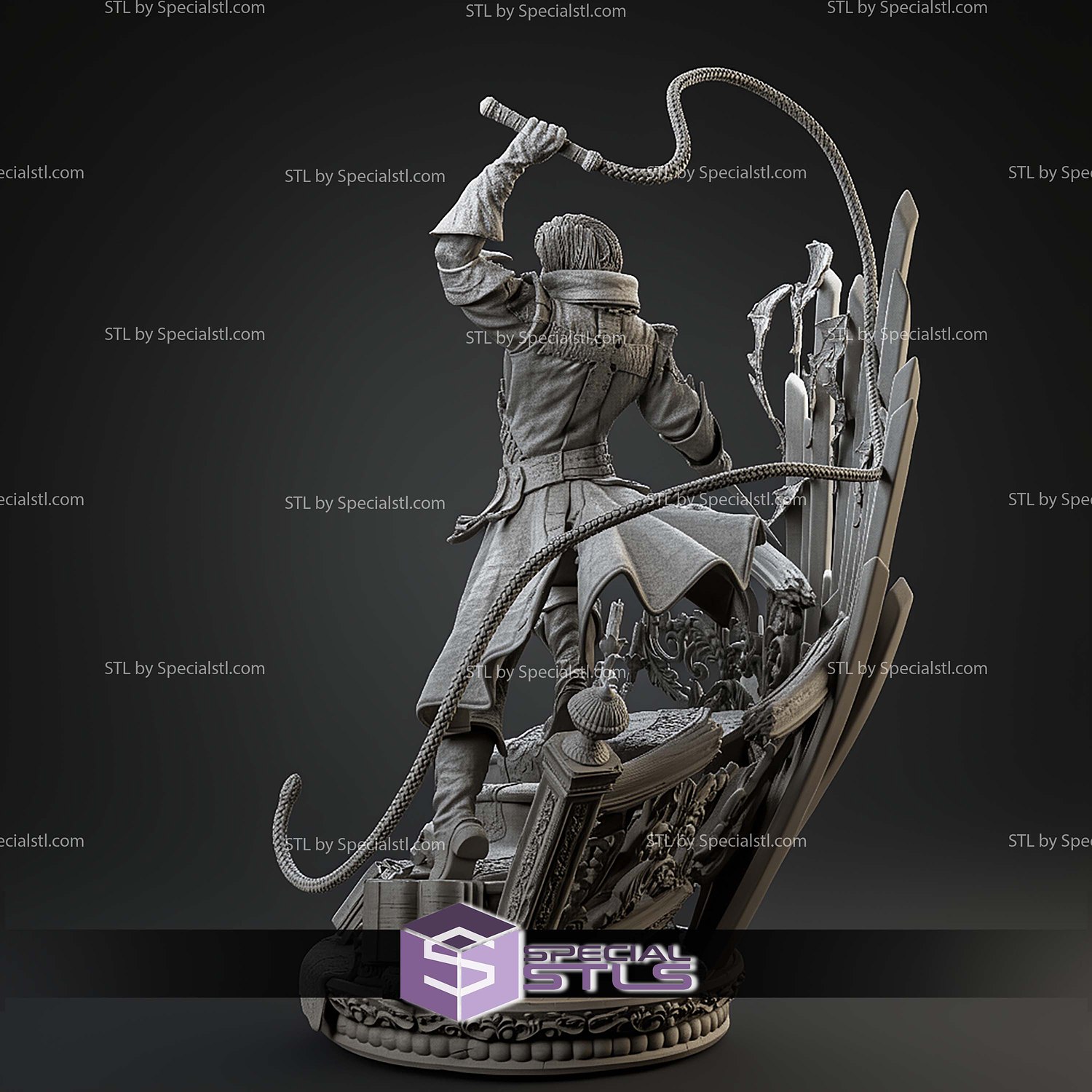 Richter Belmont 311mm STL Files 3D Model — view 2