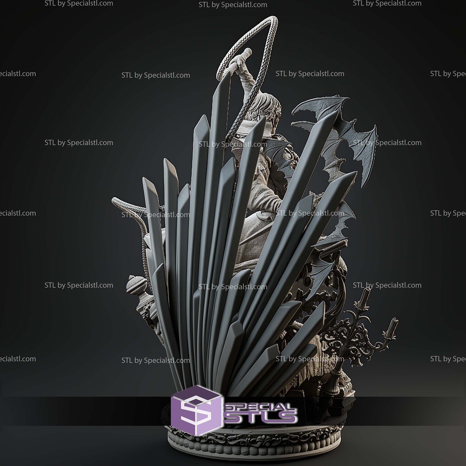 Richter Belmont 311mm STL Files 3D Model — view 3