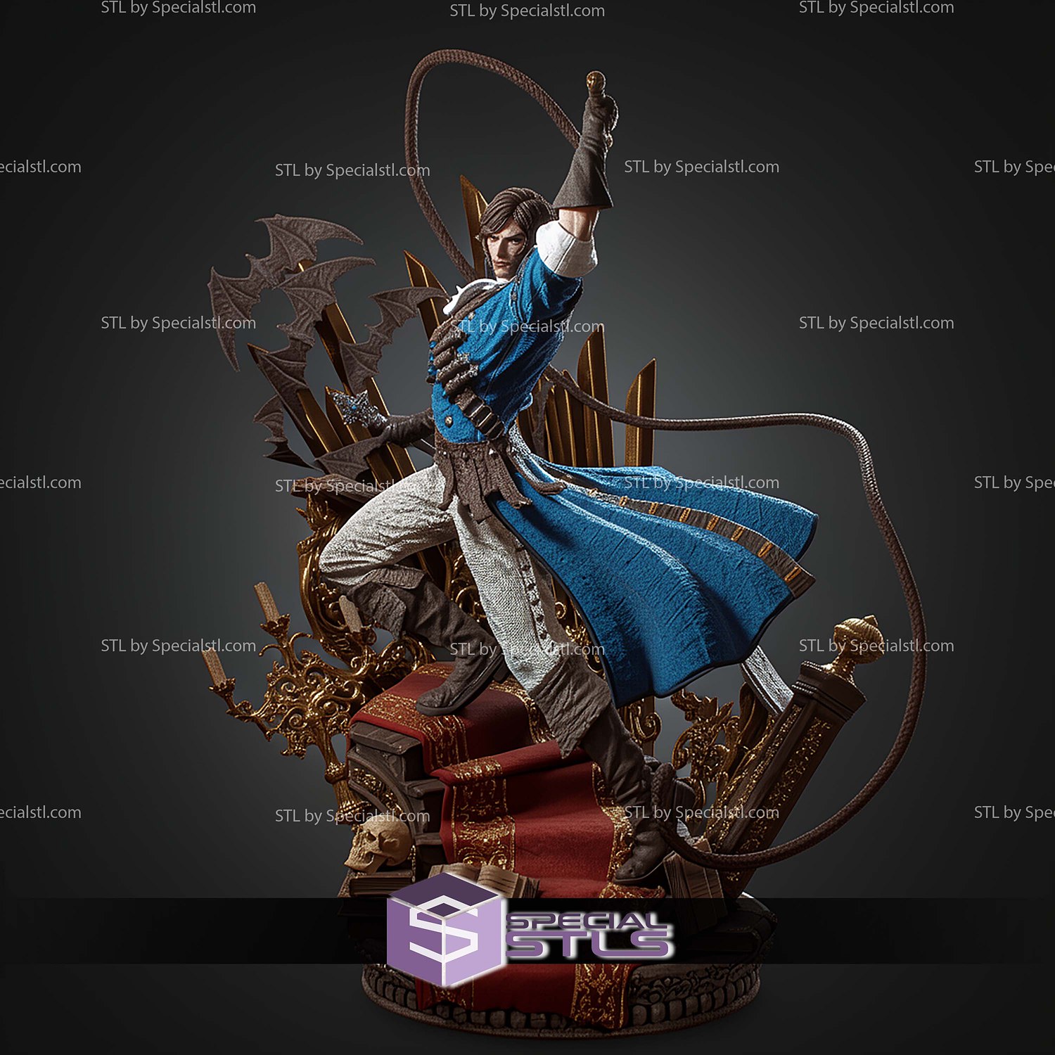 Richter Belmont 311mm STL Files 3D Model — view 4