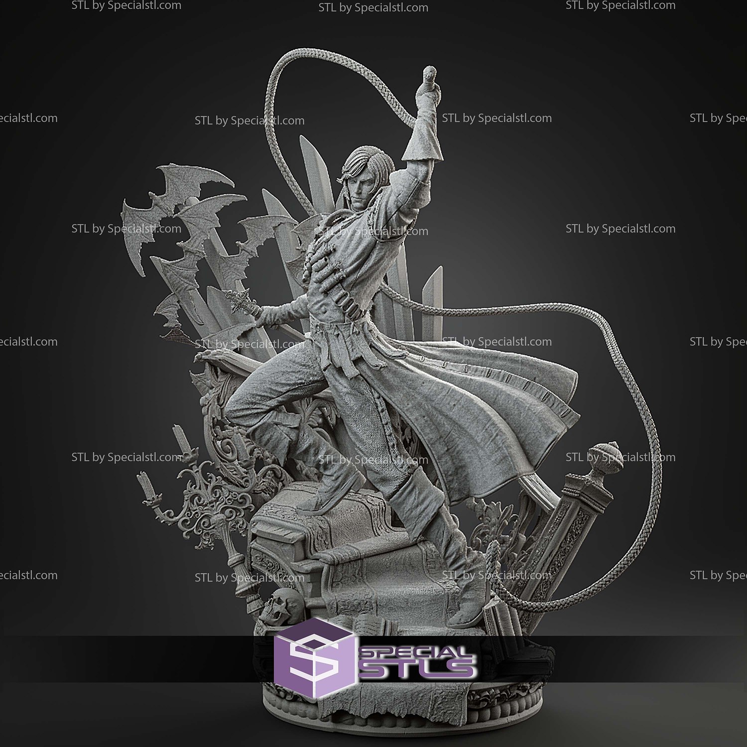 Richter Belmont 311mm STL Files 3D Model — view 7