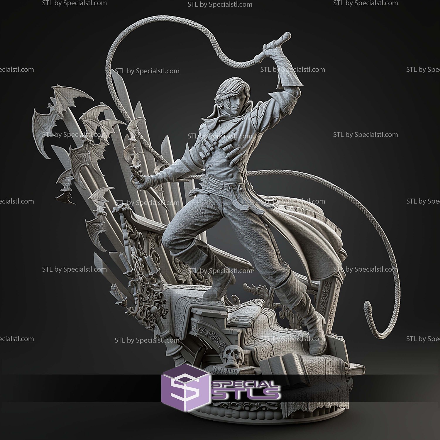Richter Belmont 311mm STL Files 3D Model — view 8