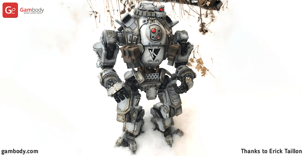 Atlas Titanfall 3D Printing Model | Assembly + Action STL Model
