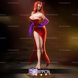 Jessica Rabbit Attractive Standalone STL Files 3D Model