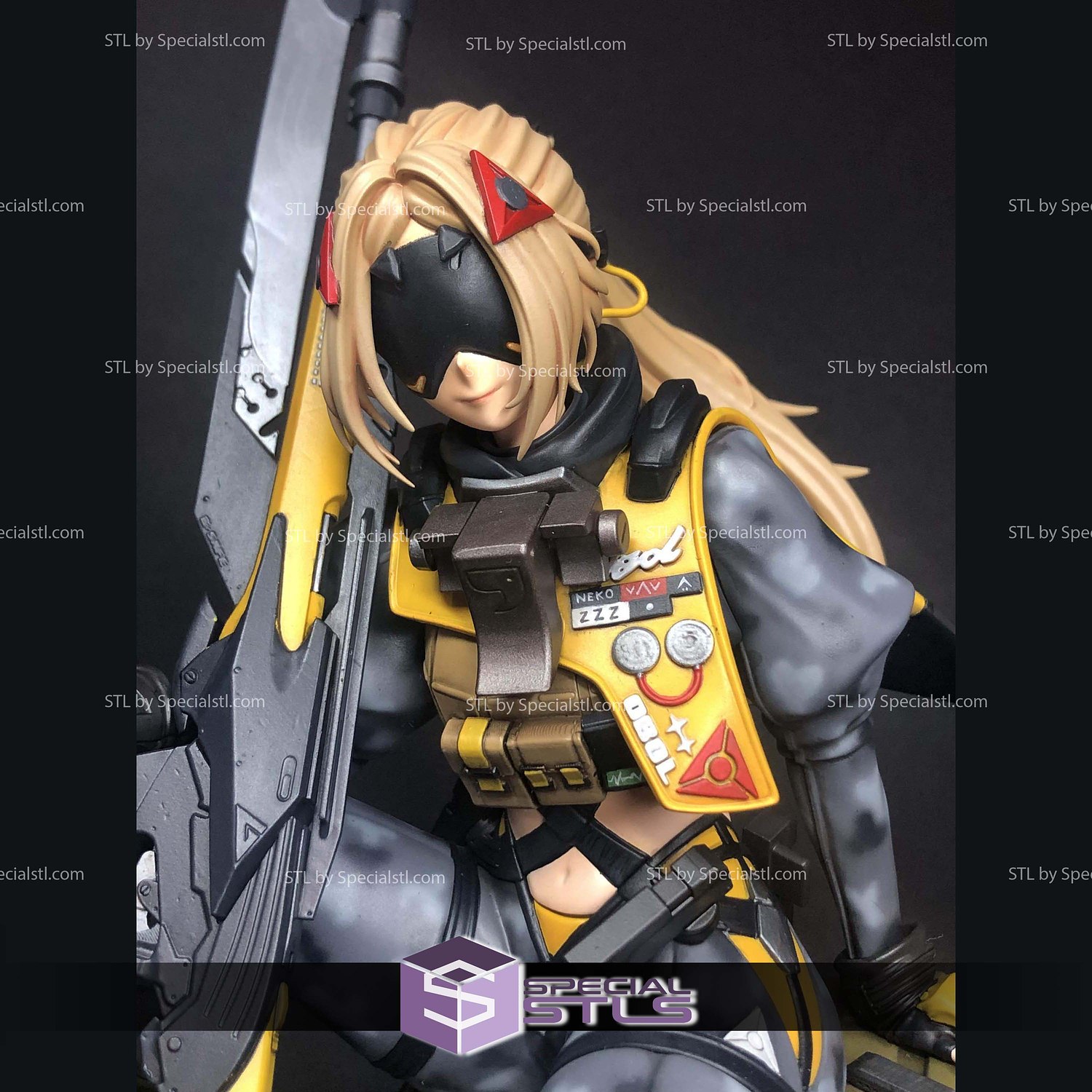 Trigger Zenless Zone Zero STL Files 3D Model — view 5