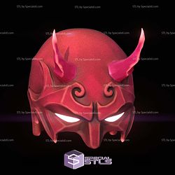 Cosplay STL Files Marvel Rivals Daredevil Cowl 3D Model