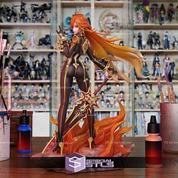 Mavuika Genshin Impact V2 Sculptures 3D Printing STL Model