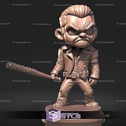 Mini Character Collection STL Negan TWD 3D Model