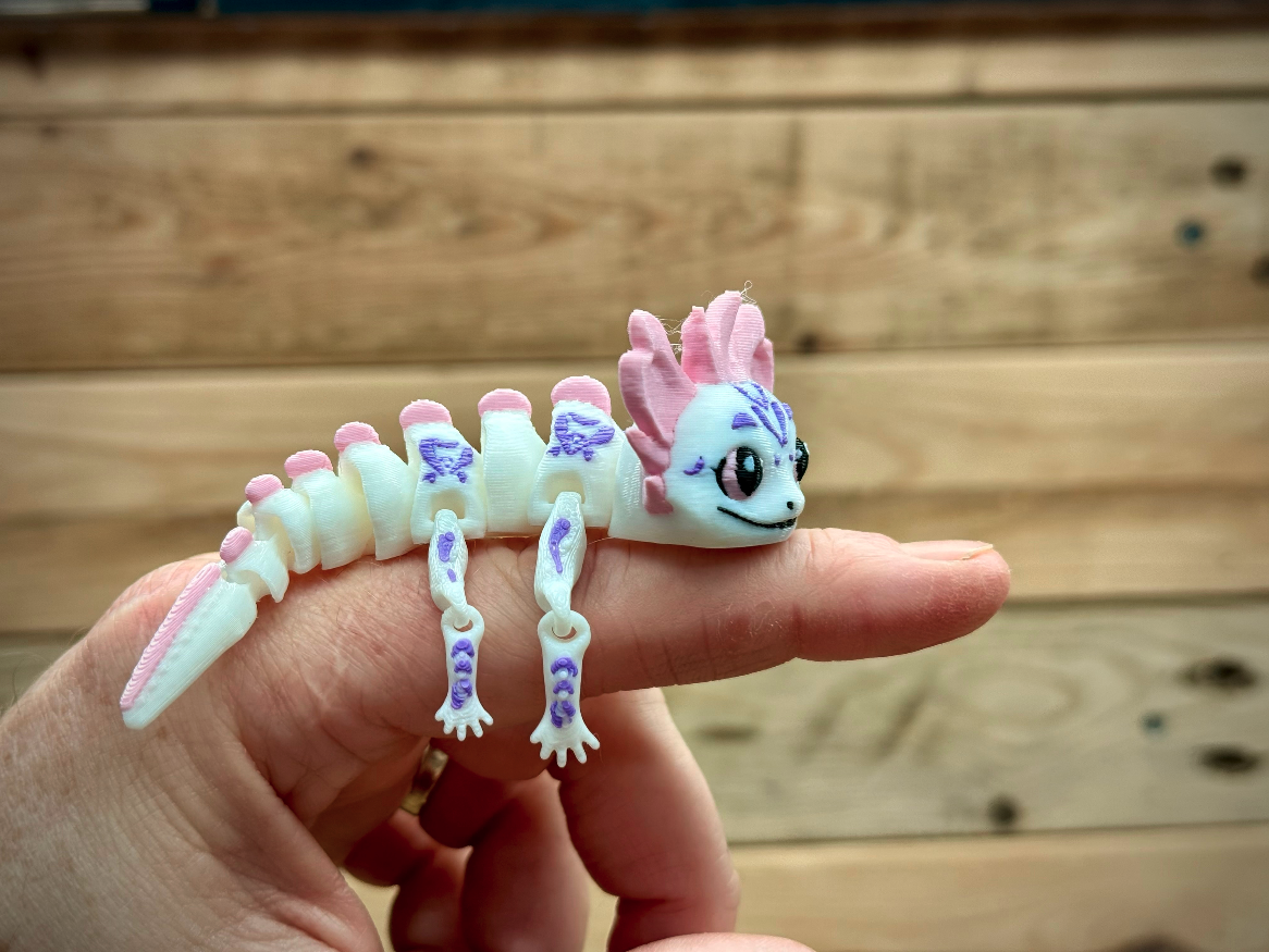 Axolotl Flex (design 2) 3D STL Model — view 5