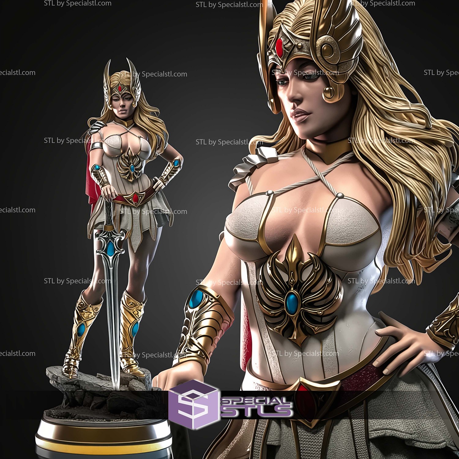 She Ra Princess Of Power 1 6 STL Files 3D Model — view 2