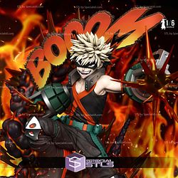 Katsuki Bakugo Boom 3D Printer Files STL Model