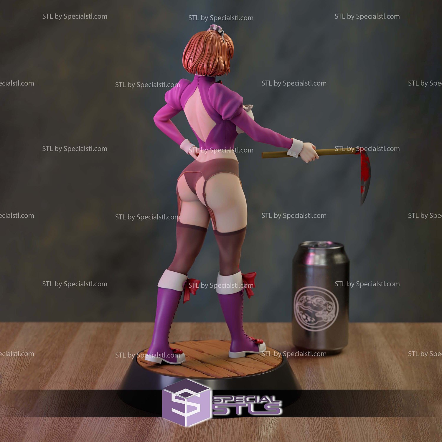 Maid Mask Tenkuu Shinpan 3D Printer Files STL Model — view 8