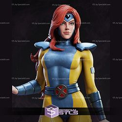 Jean Grey X Men 1 10 Scale 3D Printer Files STL Model