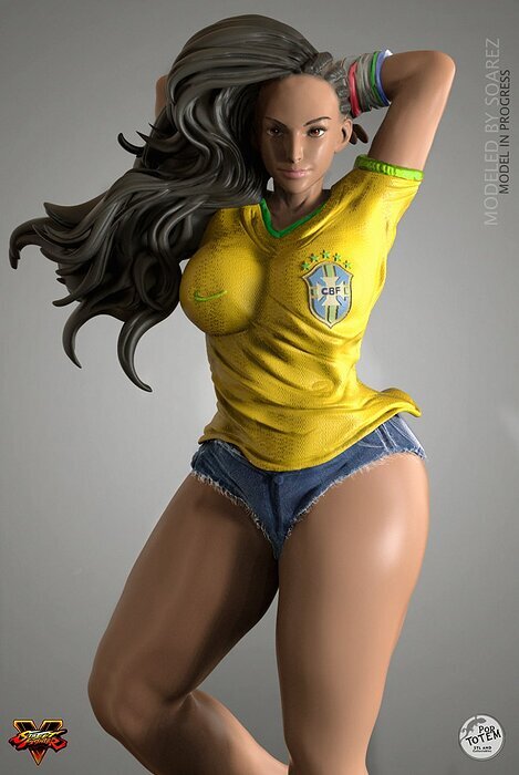 Street Fight - Laura Matsuda - Natasha Hopkins 3D STL Model — view 2