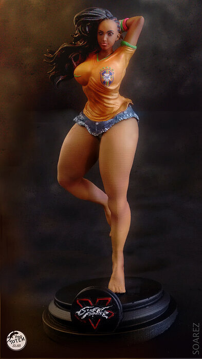 Street Fight - Laura Matsuda - Natasha Hopkins 3D STL Model — view 4