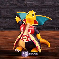 Super Basic Pokemon - Dragonite Champion 3D STL Model