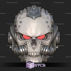 Cosplay STL Files Chaplain Helmet V2 3D Model — view 1