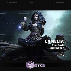 Camelia The Dark Summoner 3D Printer Files STL Model — view 1