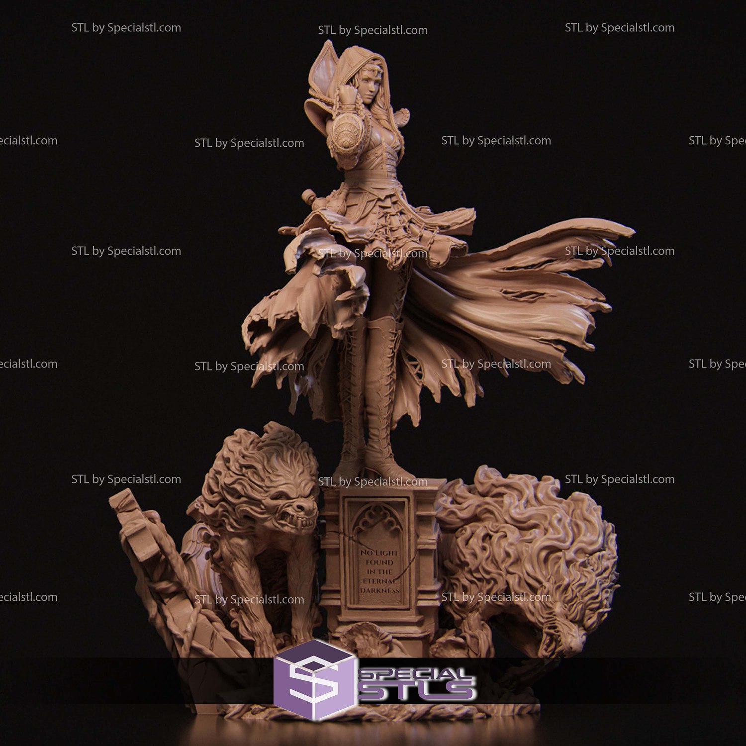 Camelia The Dark Summoner 3D Printer Files STL Model — view 2