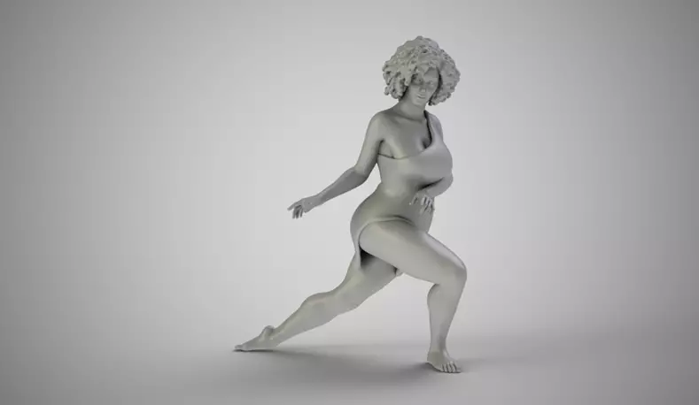 Dance Rehearsal 2 3D FBX Model