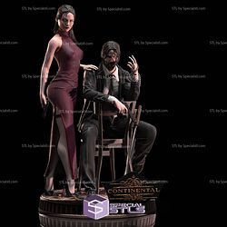 Ballerina John Wick STL Files 3D Model