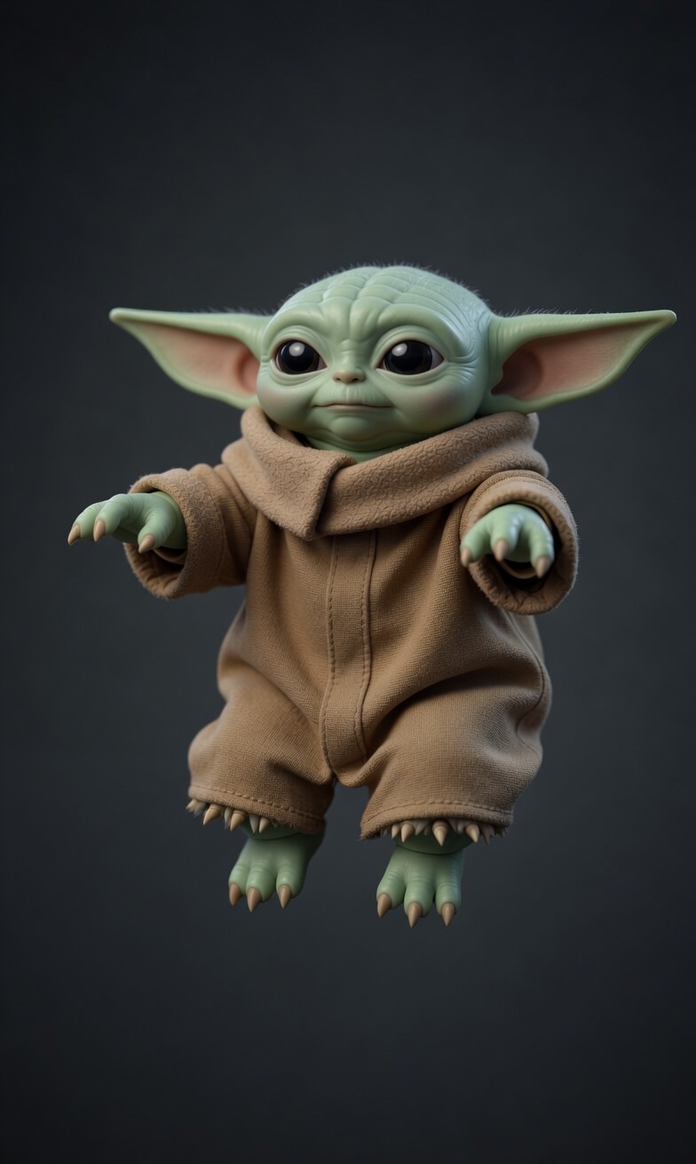 Grogu Monitor Pal 3D STL Model