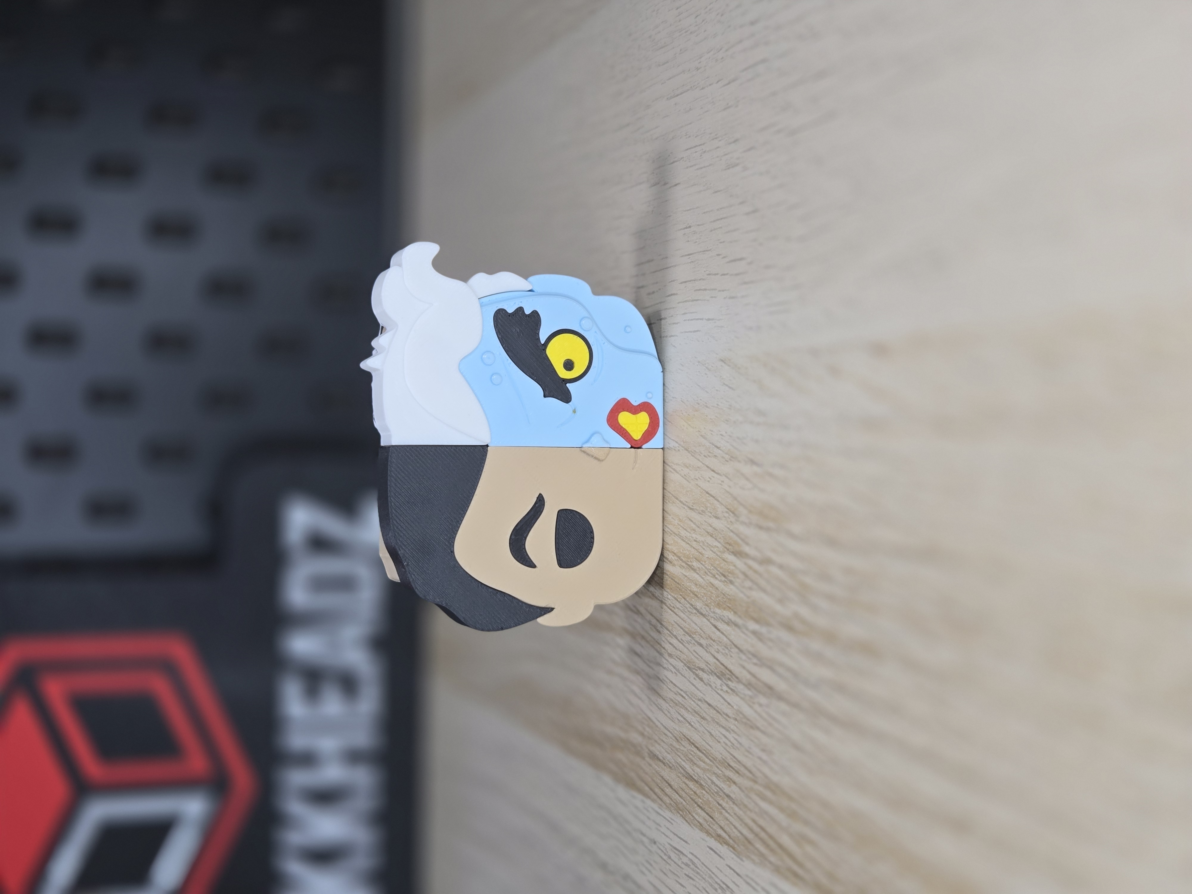 Blokkheadz Two Face - Magnet, Ornament and Regular Collectible 3D STL Model