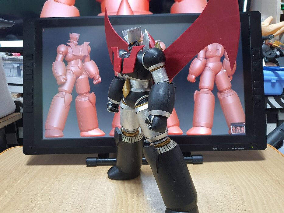 Mazinger Z  fan art korea version 3D STL Model — view 2