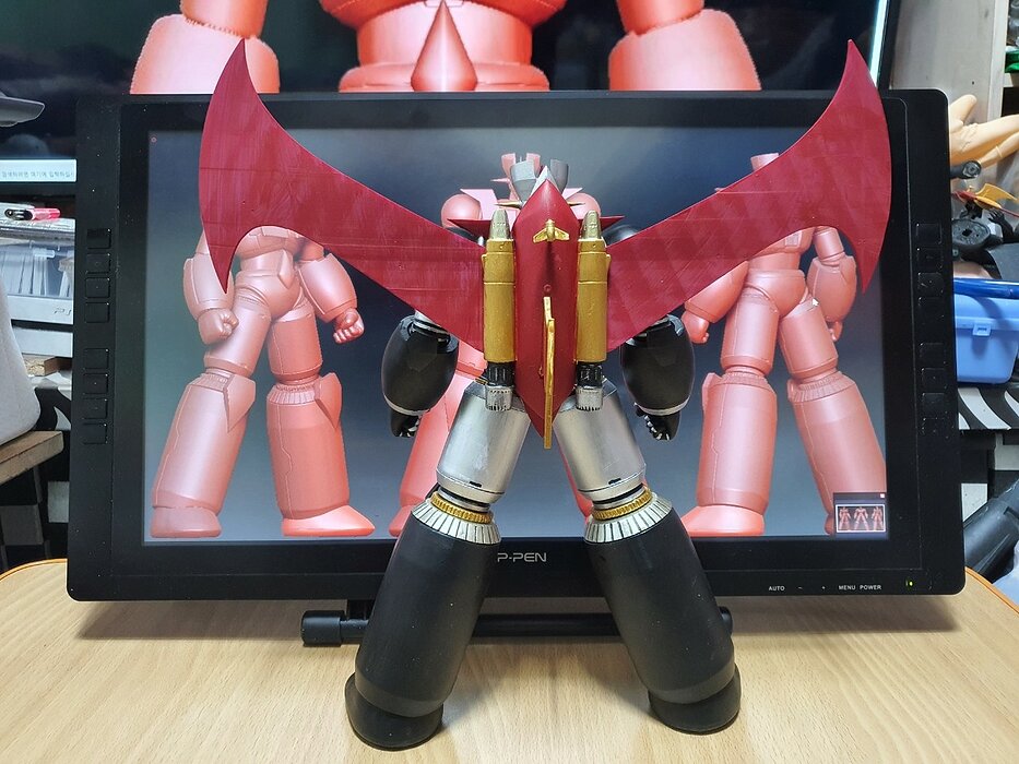 Mazinger Z  fan art korea version 3D STL Model — view 3