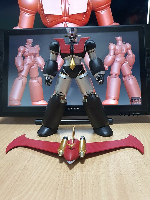 Mazinger Z  fan art korea version 3D STL Model — view 5