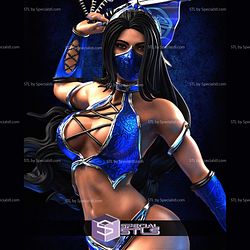 Kitana and Mask 3D Print Files STL Model