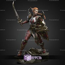 Lady Liadrin Warcraft STL Files 3D Model