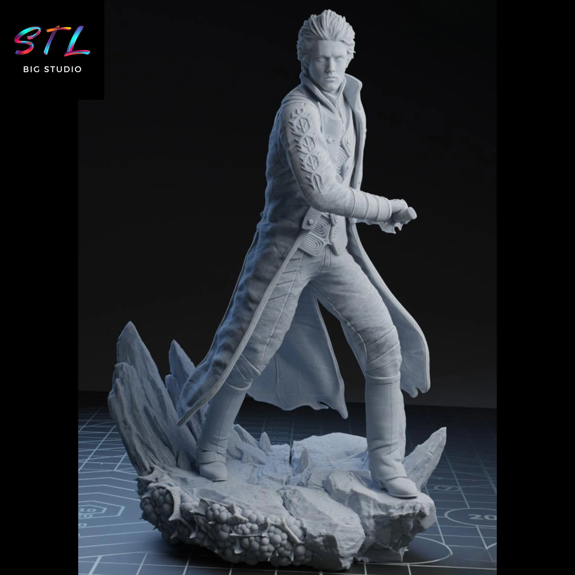 Vergil STL | Devil May Cry | 3D Print Model Model — view 2