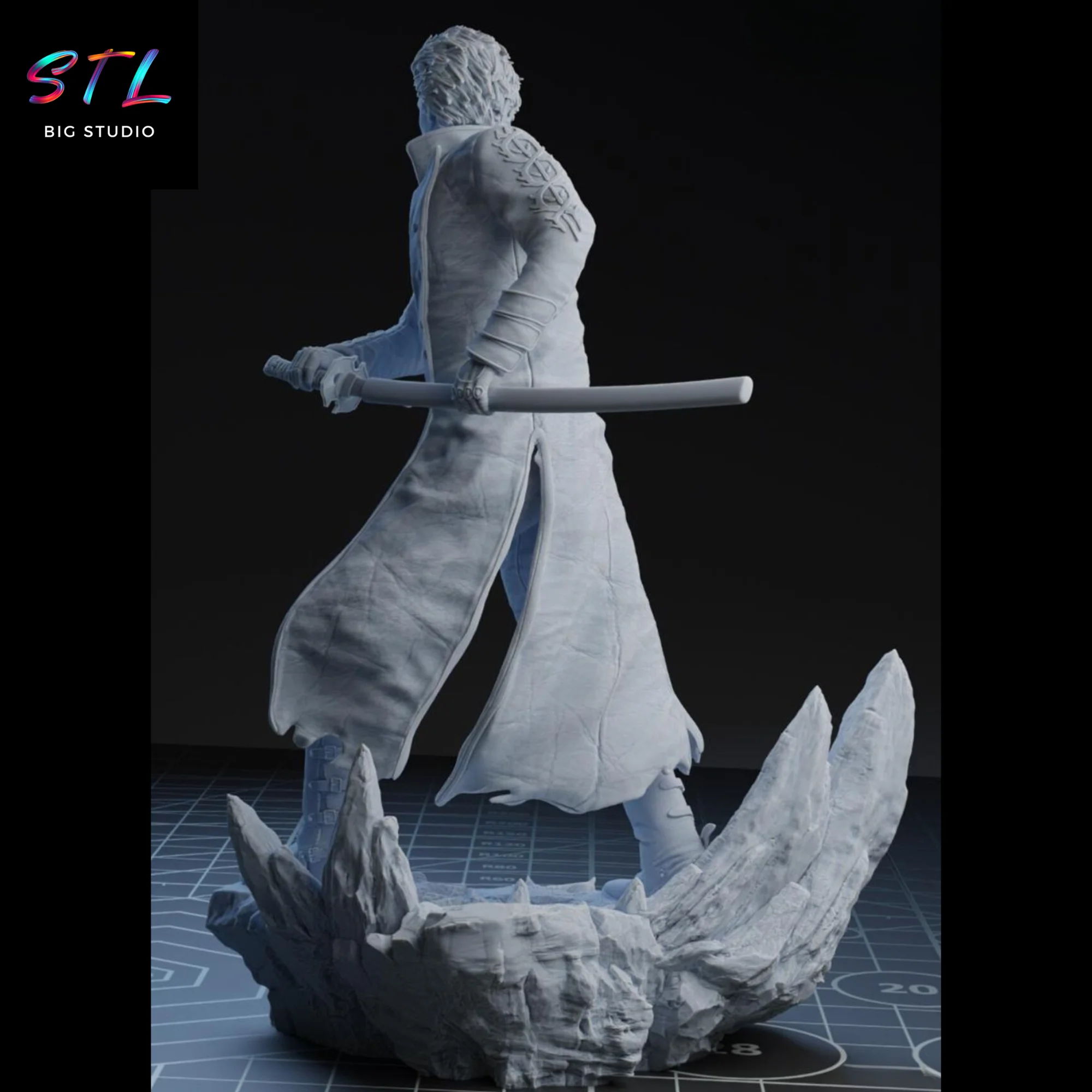 Vergil STL | Devil May Cry | 3D Print Model Model — view 5