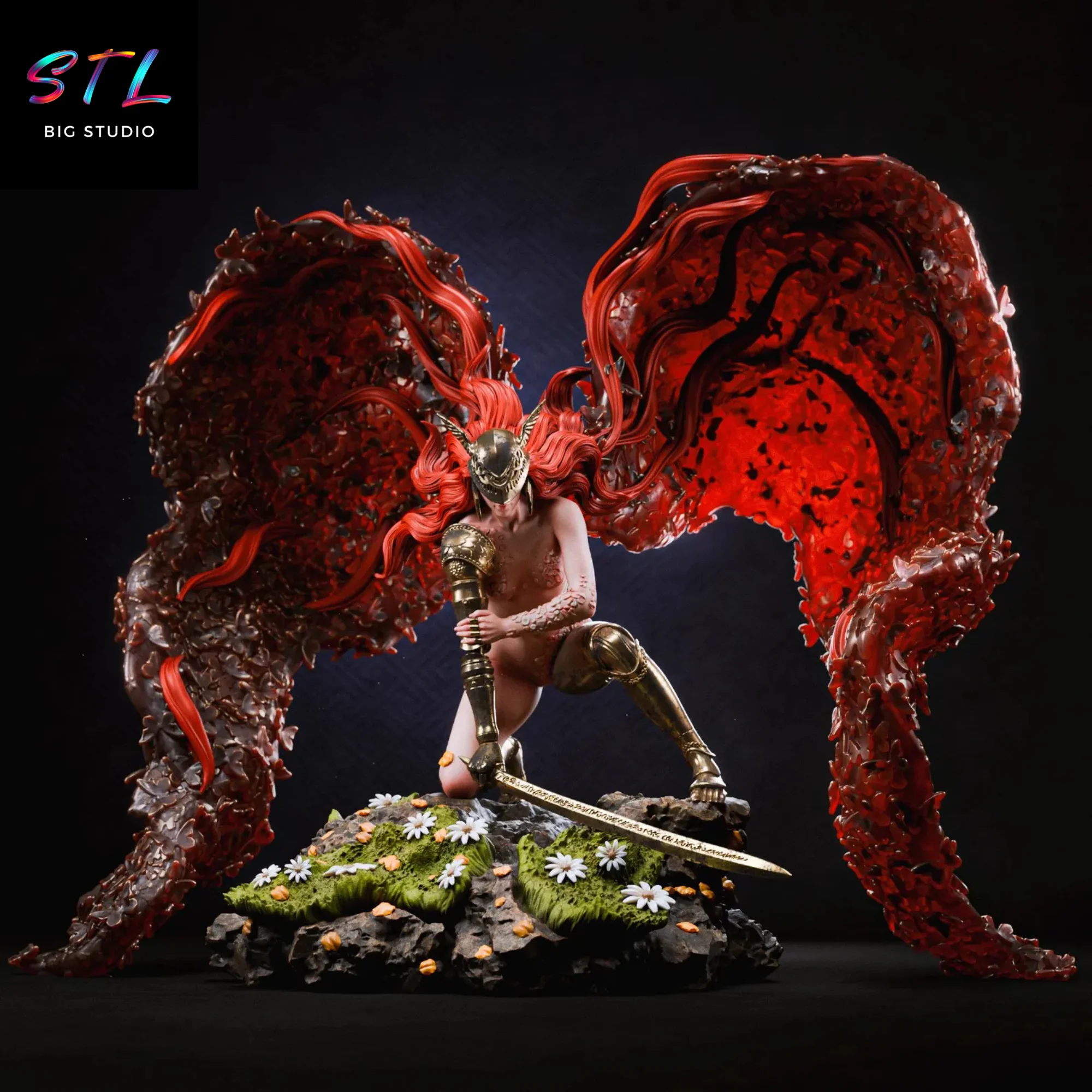 Malenia, Blade of Miquella STL for 3D Printing | Elden Ring Model