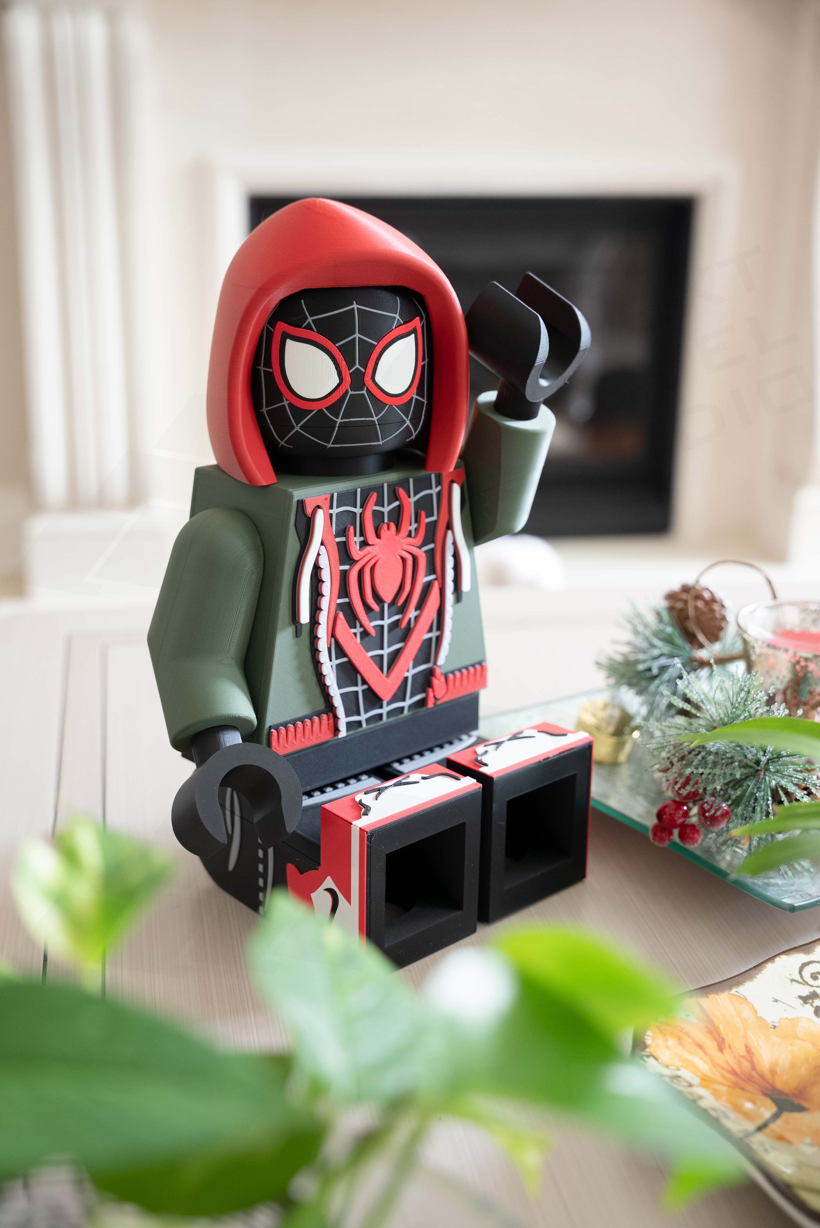 Miles Morales Spider-Man Giant Minifigure (16") – Swing into Action! 3D STL Model