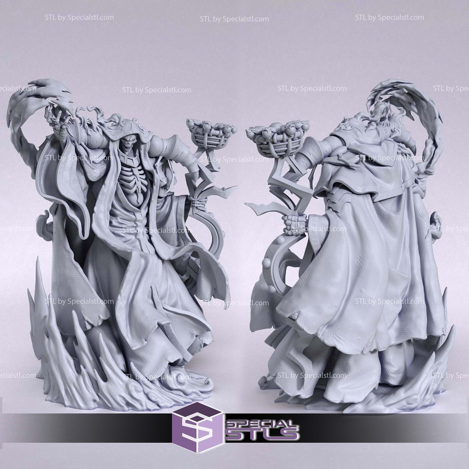 Ainz Ooal Gown V4 3D Printer Files STL Model — view 3