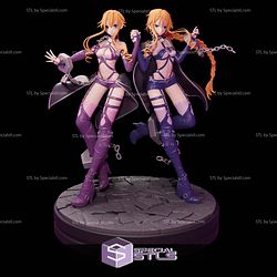 Kaguya and Yuzuru Yamai Twin STL Files 3D Model