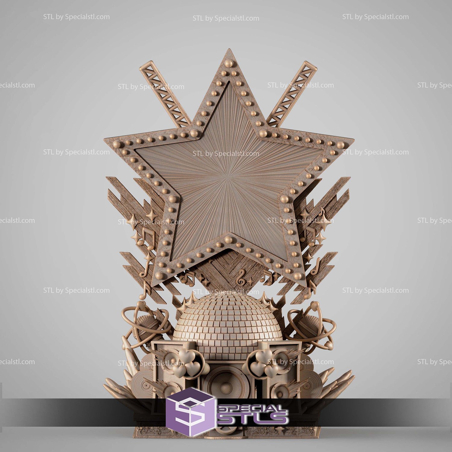 Dazzler Diorama STL Files 3D Model — view 3