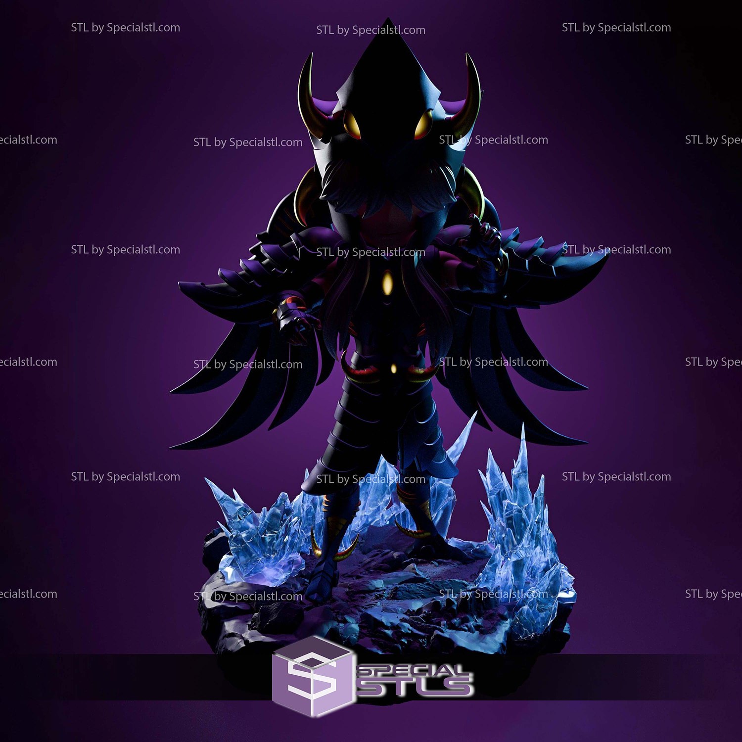 Griffin Minos Saint Seiya Chibi 3D Printer Files STL Model — view 3