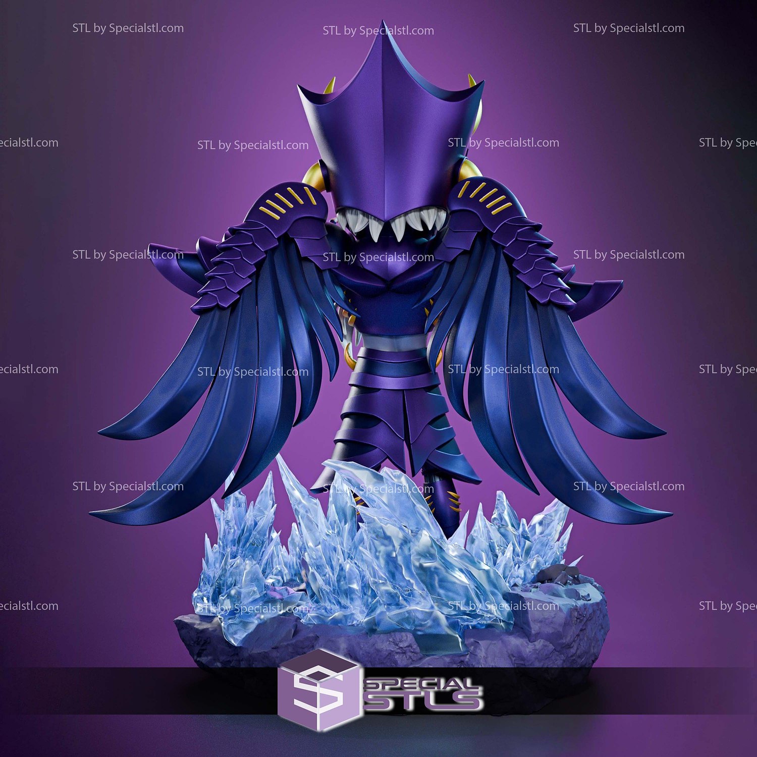 Griffin Minos Saint Seiya Chibi 3D Printer Files STL Model — view 4