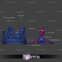 Five Nights at Freddy Freddy Fazbear V2 3D Printer Files STL Model