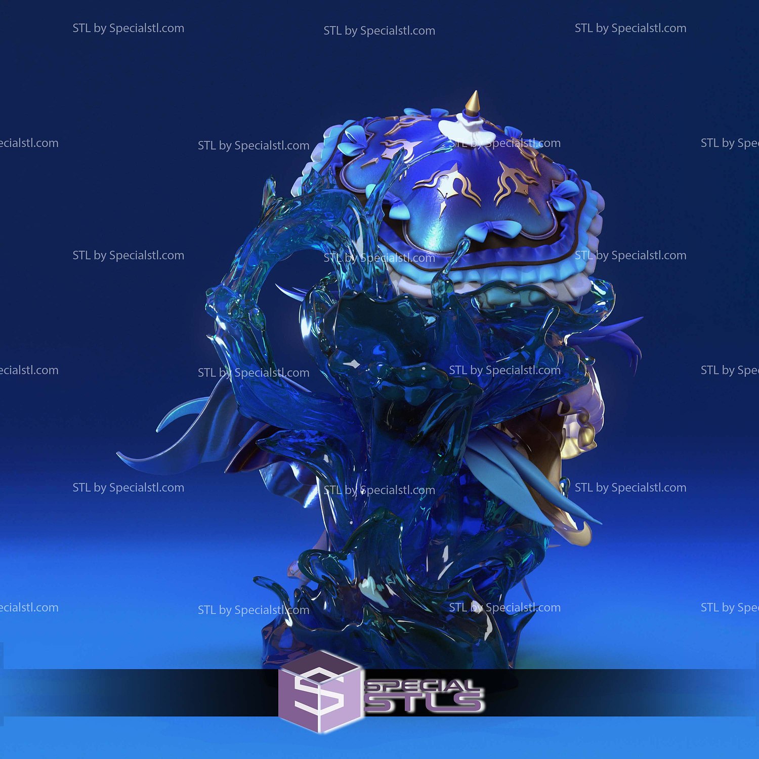 Cantarella Wuthering Waves Diorama 3D Printer Files STL Model — view 2