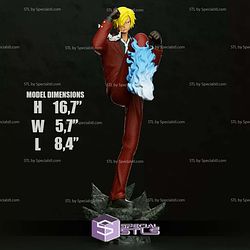 Sanji Ice Kick 3D Printer Files STL Model