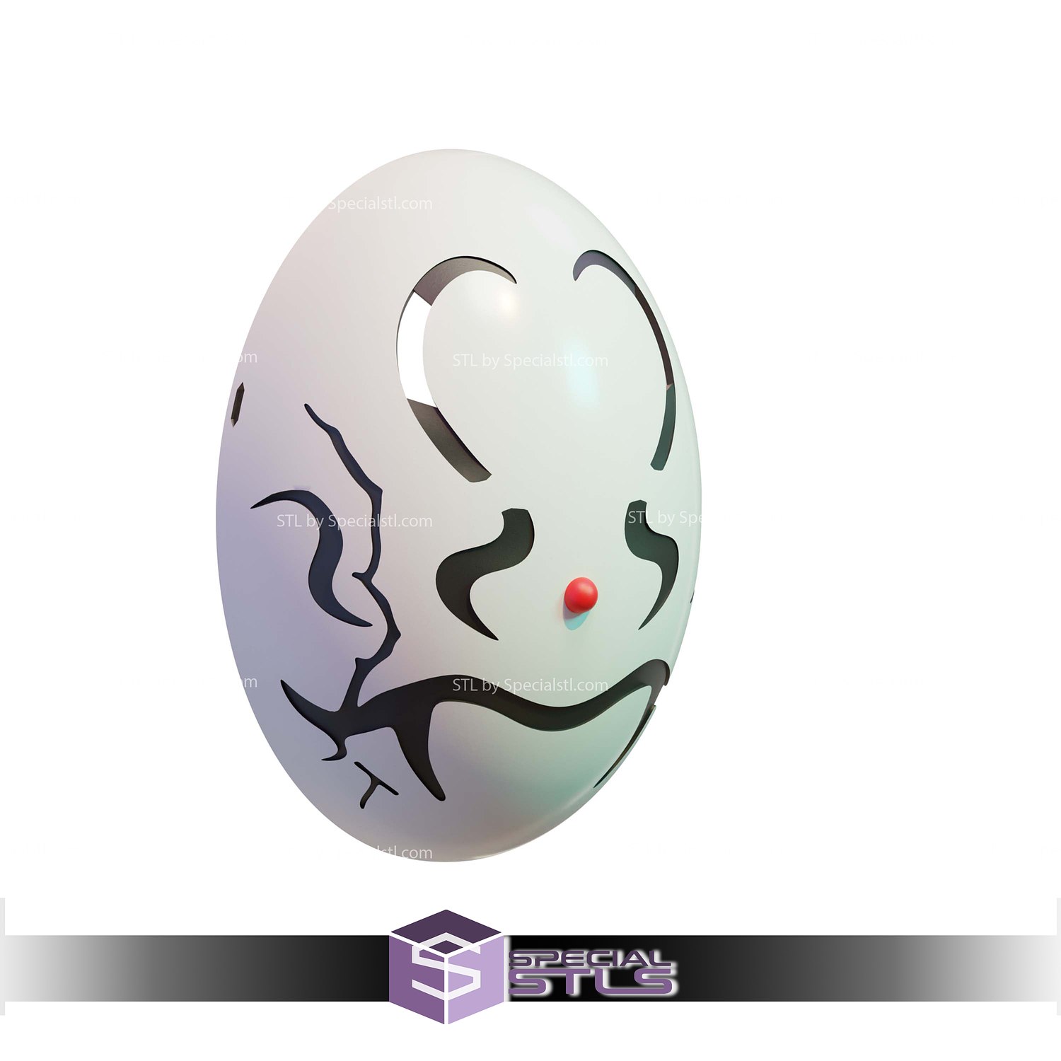 Cosplay STL Files Rimuru Mask 3D Model — view 2
